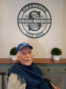 Residents at Sunnyside Senior Living in Turlock enjoying springtime activities and May celebrations together.