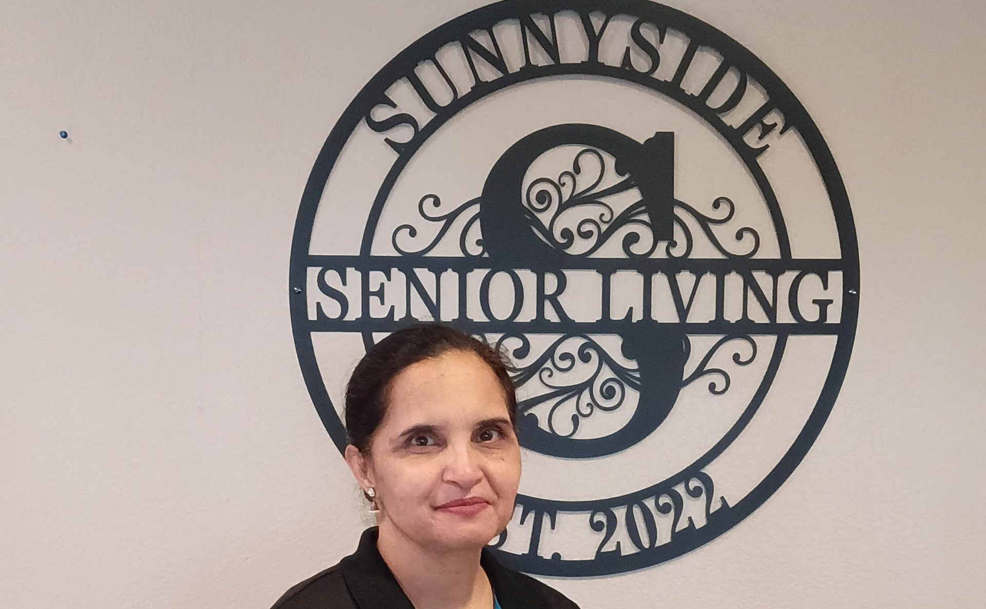 Employee of the Month at Sunnyside Senior Living in Turlock, CA recognized for dedication, compassion, and excellent resident care.
